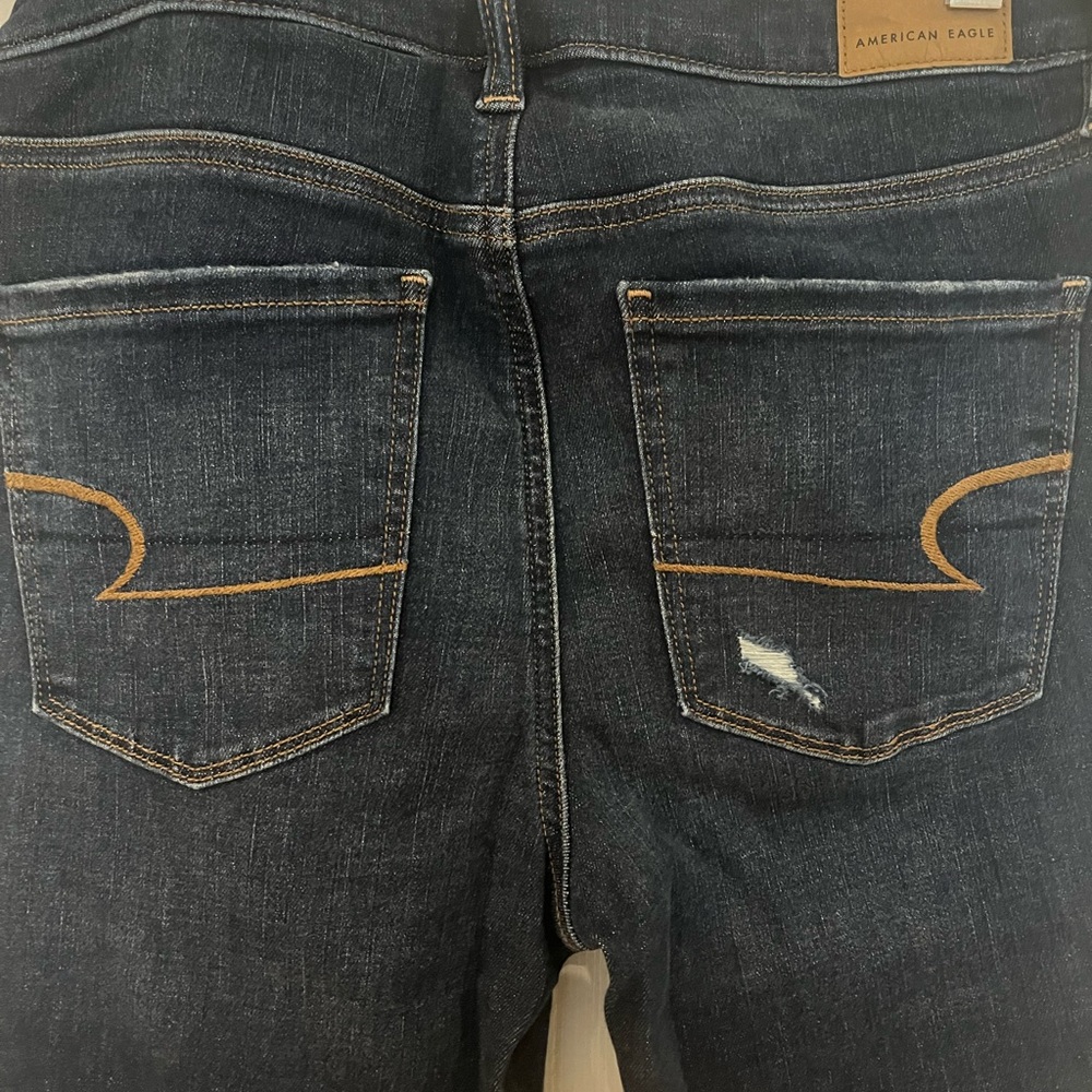Women’s High Rise Next Level Stretch Distressed Jegging from American Eagle - Picture 4 of 8